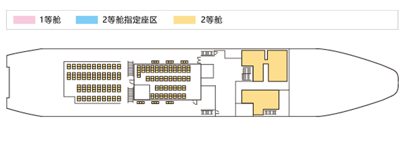 钻石壹岐号 舱内示意图