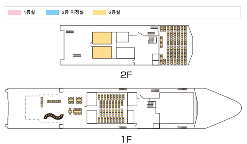 에메랄드 가라쓰 선내도