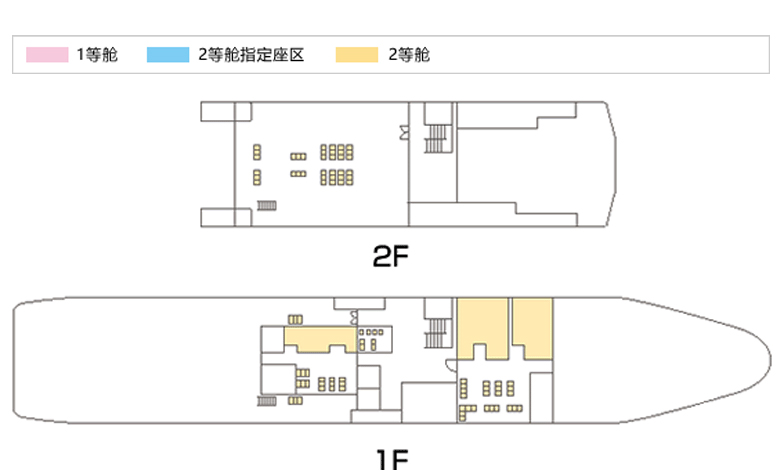 海照号 舱内示意图